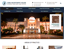 Tablet Screenshot of cebuinvestors.com